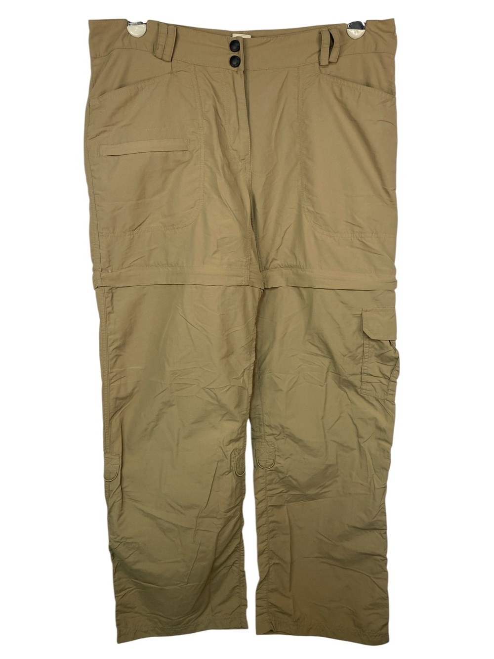 Magellan Outdoors Tan Convertible Cargo Pants Women’s Size 10